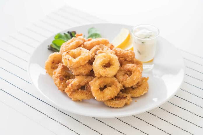 Calmars frits