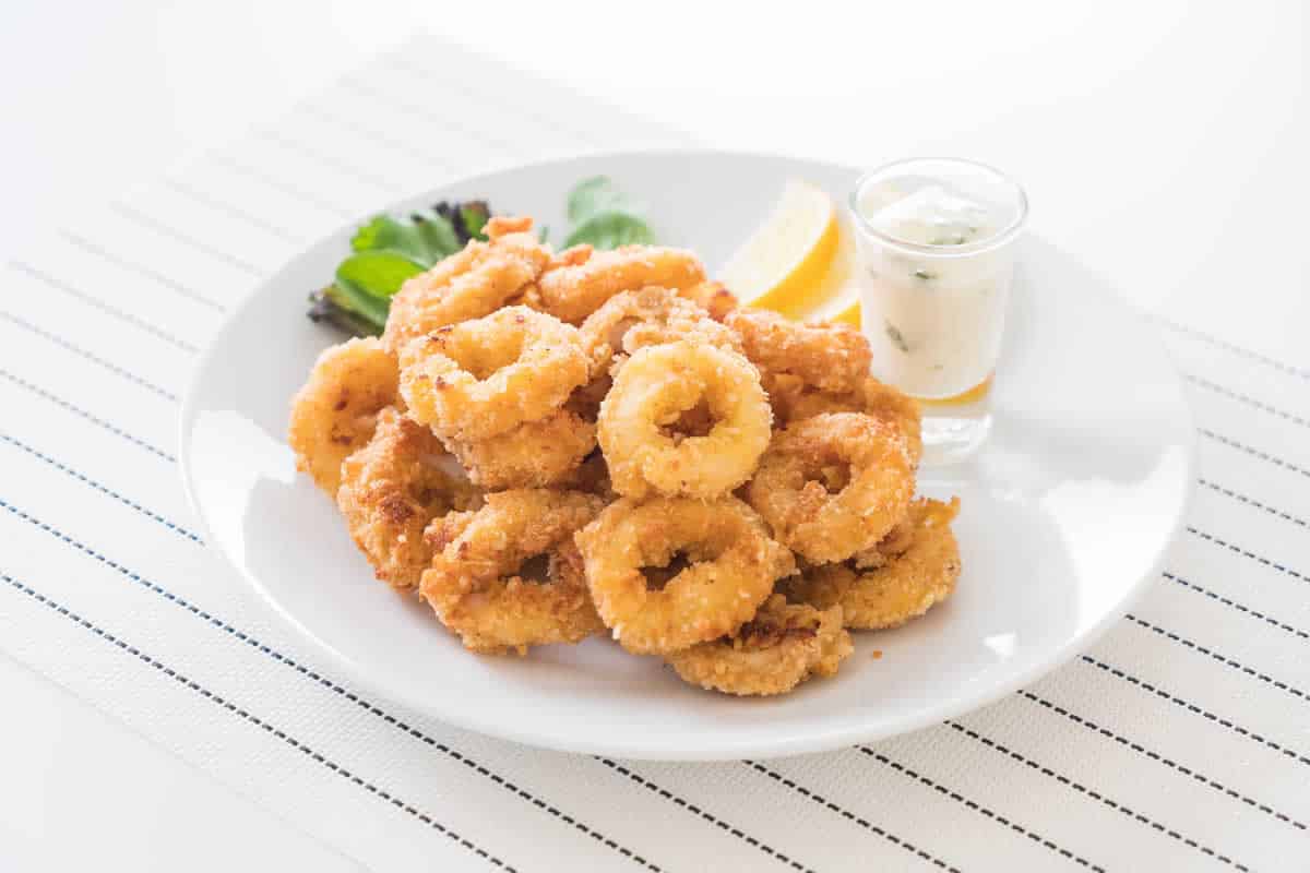 Calmars frits