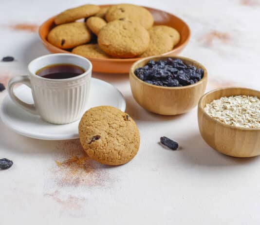 Cookies raisins secs et avoine