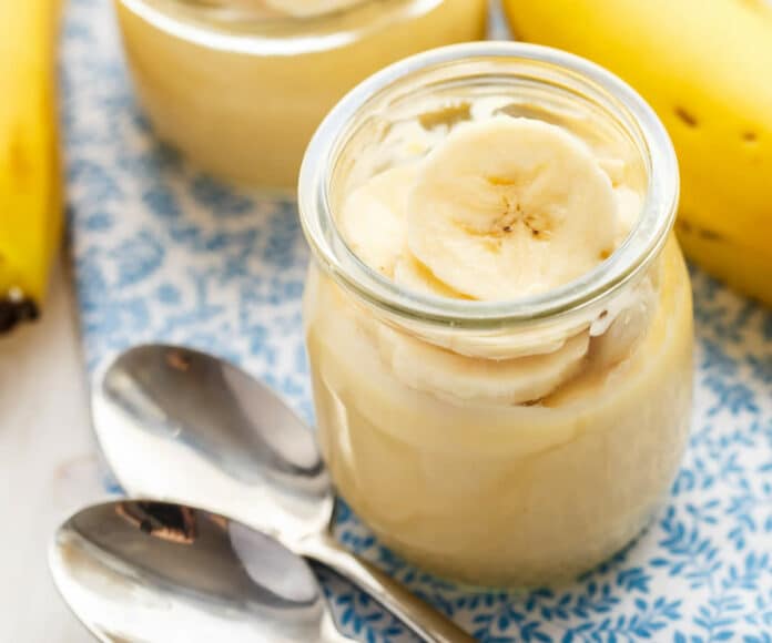 Crème Banane Pour Votre Dessert