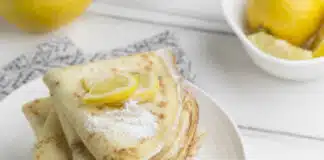 Crêpes légères au citron