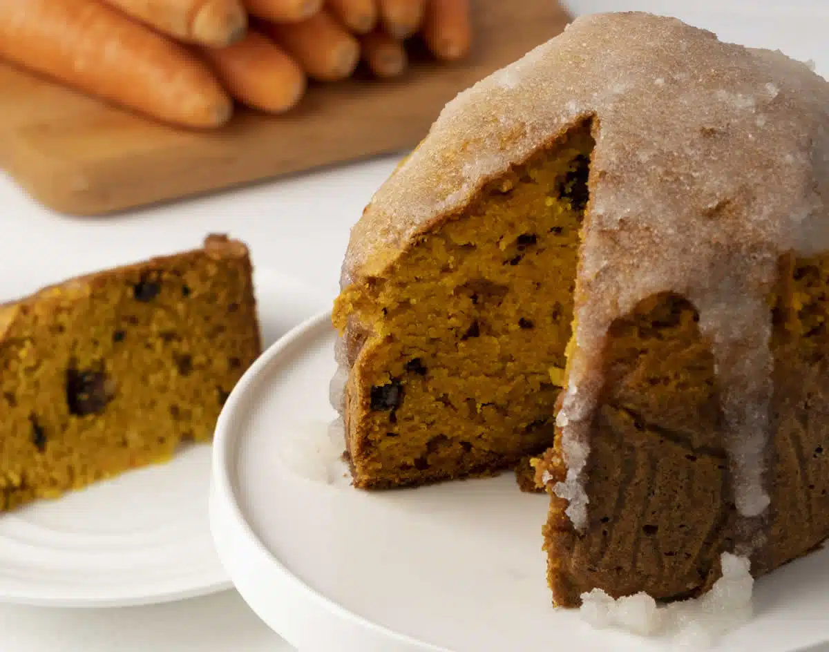 Gâteau aux carottes et raisins secs