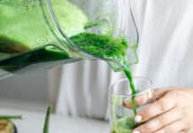 Jus detox vert maison