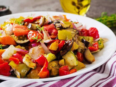 Légumes rôtis au four