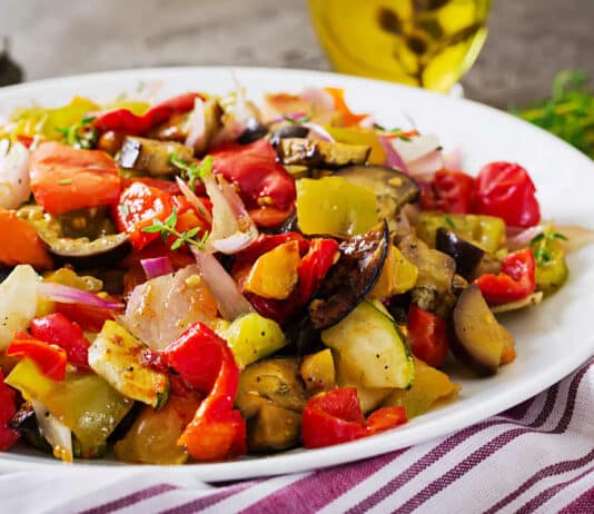 Légumes rôtis au four