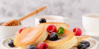 Pancakes japonais soufflés