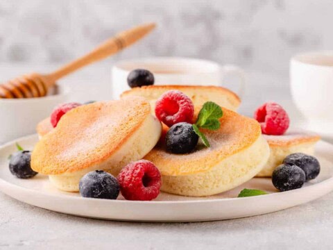 Pancakes japonais soufflés