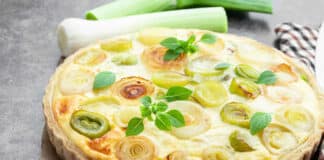 Quiche aux poireaux recette facile