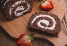 Roulé moelleux au chocolat et mascarpone