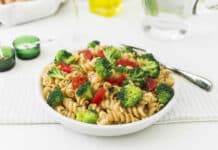 Salade de pâtes Fusilli aux brocolis