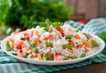 Salade de riz aux légumes