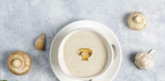 Soupe crémeuse aux champignons