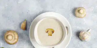 Soupe crémeuse aux champignons