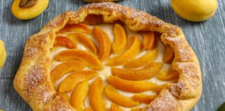 Tarte fondante aux abricots