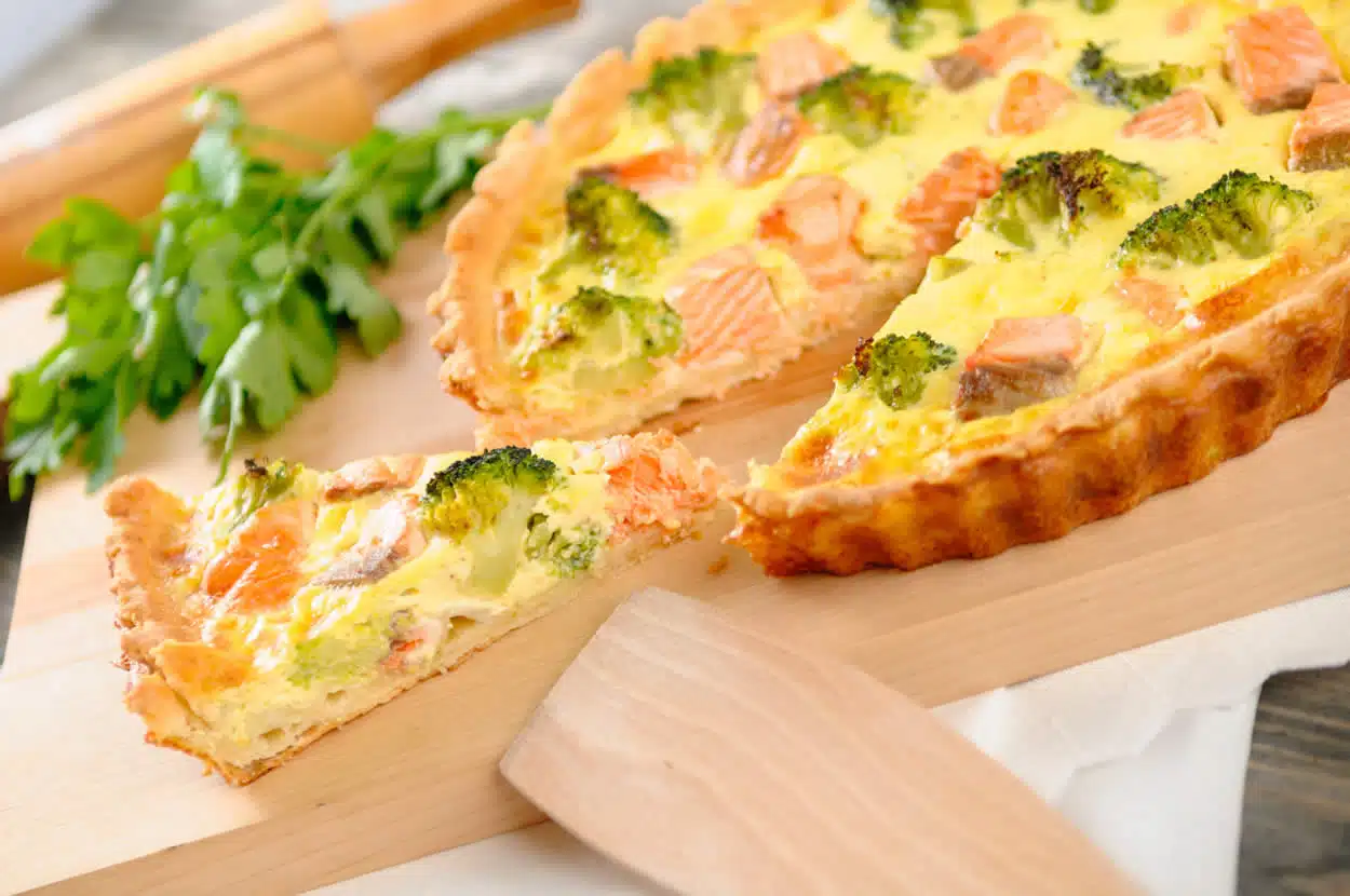 Comment faire la quiche du brocoli et saumon