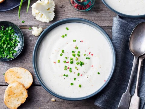 Comment faire la soupe chou fleur à la crème