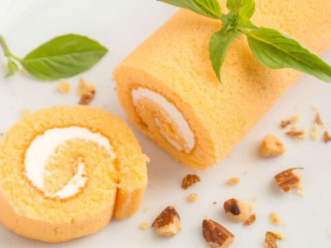 Gâteau roulé à l'orange