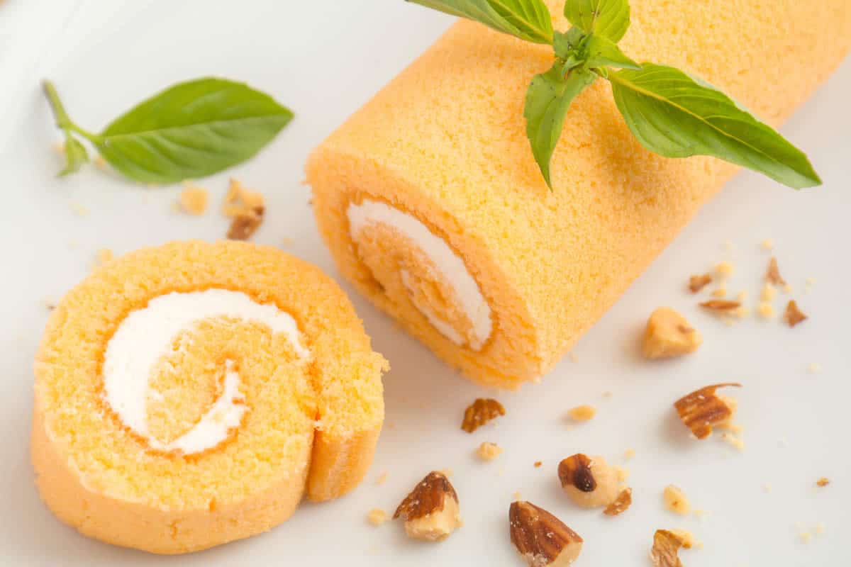 Gâteau roulé à l'orange