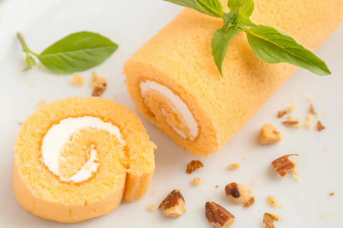Gâteau roulé à l'orange