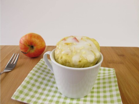 Mug cake à la pomme