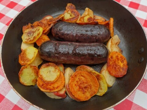 Recette boudin noir aux pommes