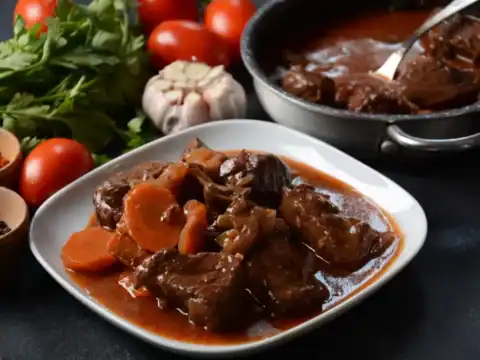 boeuf bourguignon à l'ancienne