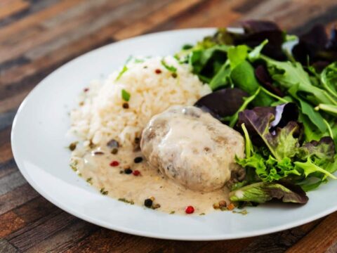 Recette paupiette de veau à la crème et champignons