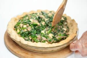 Tarte au thon et épinards 2