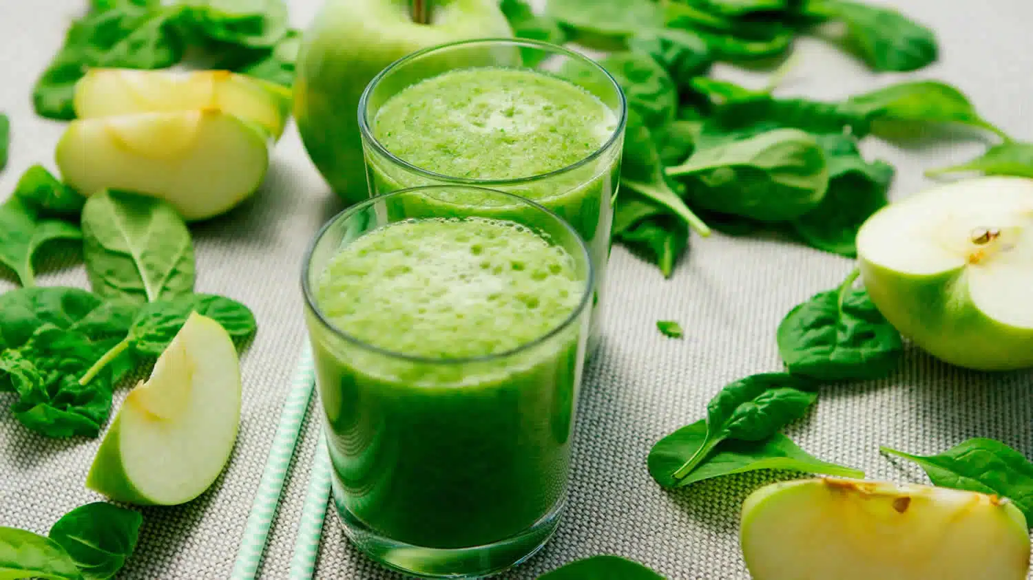 Smoothie épinards pomme