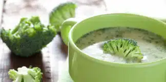 Soupe de brocoli à la crème fraîche