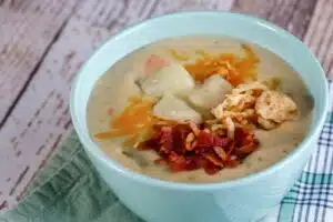 soupe de pomme de terre aux lardons