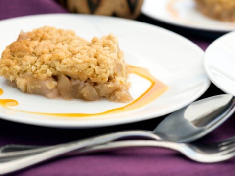 Crumble aux pommes traditionnel