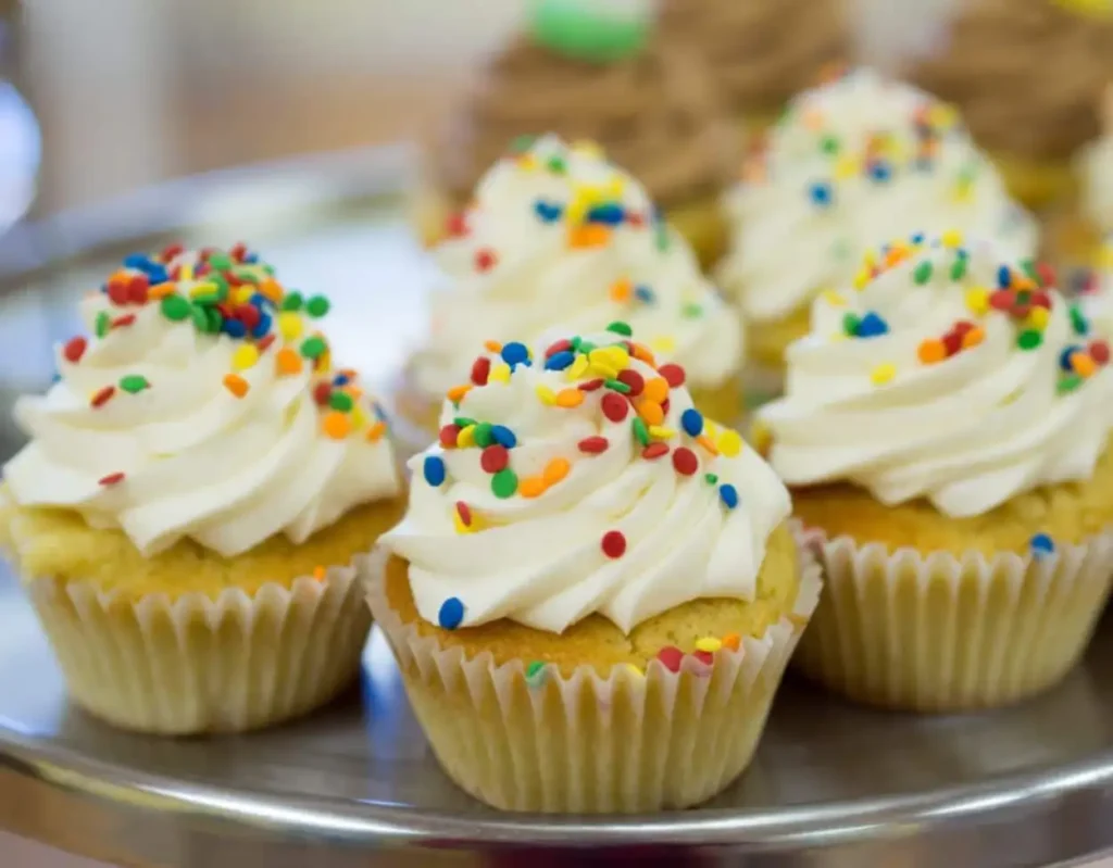 Cupcakes à la vanille au glaçage
