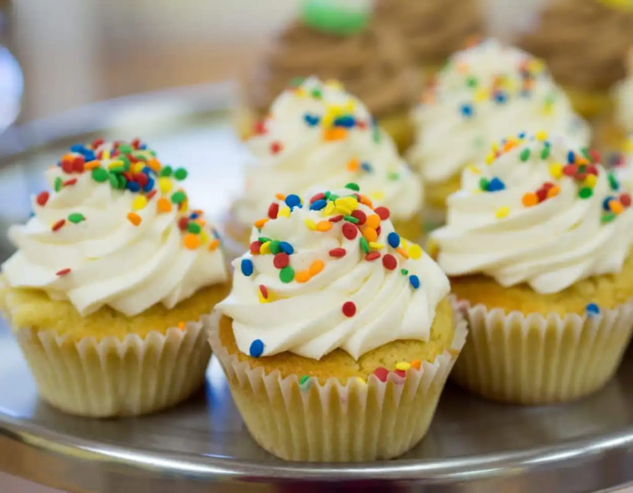 Cupcakes à la vanille au glaçage