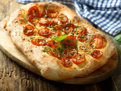 Focaccia aux tomates cerise