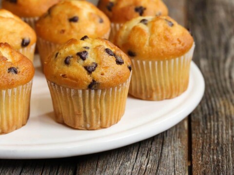 Muffins aux pépites de chocolat sans beurre
