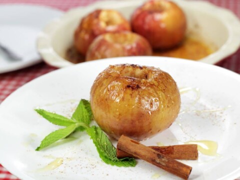 Pommes au four cassonade