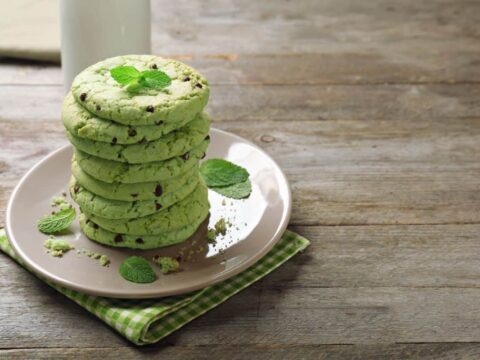 Biscuits aux pépites de chocolat et à la menthe