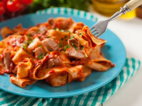 Pate au thon sauce tomate