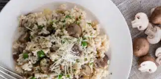 Risotto champignon parmesan