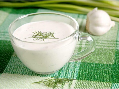 Sauce ail crème fraîche