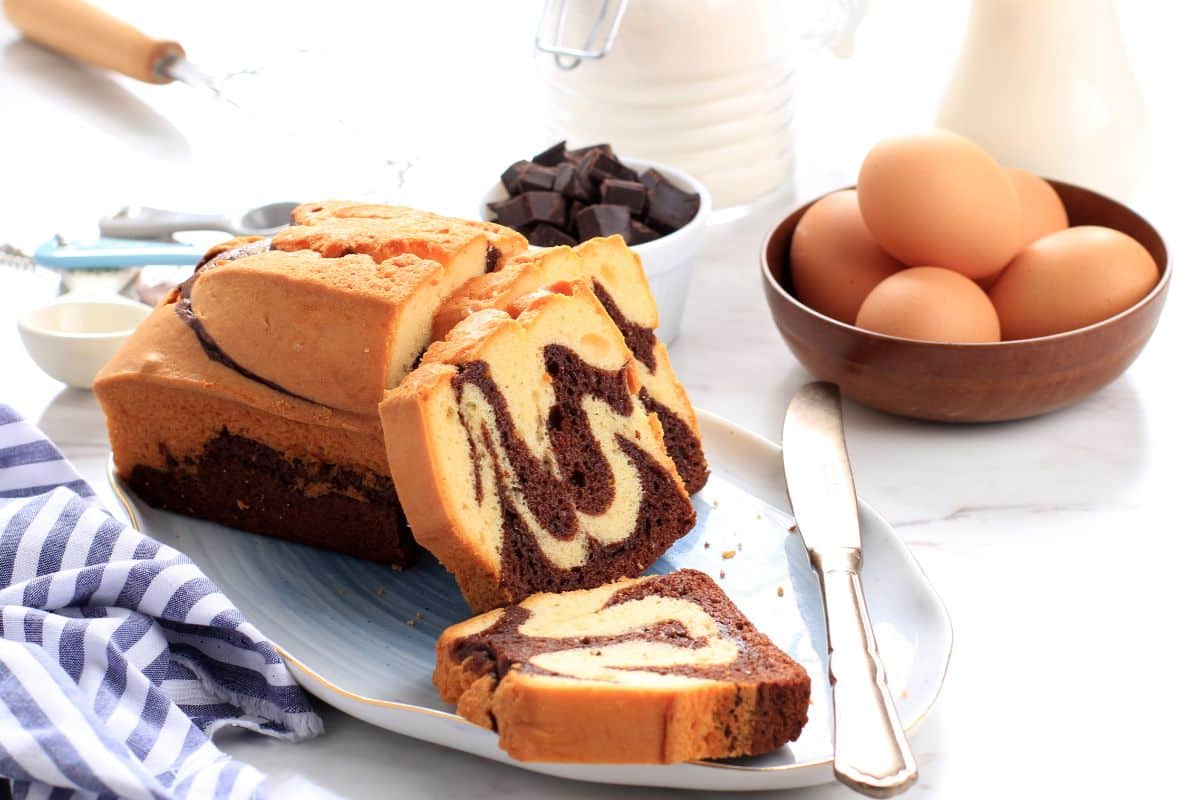 Gâteau Marbré Fondant