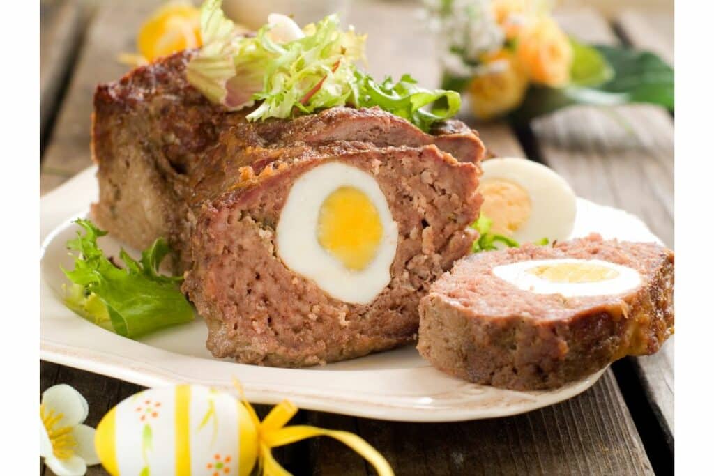 Pain de Viande aux Œufs Durs