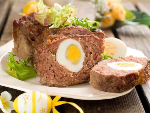 Pain de Viande aux Œufs Durs