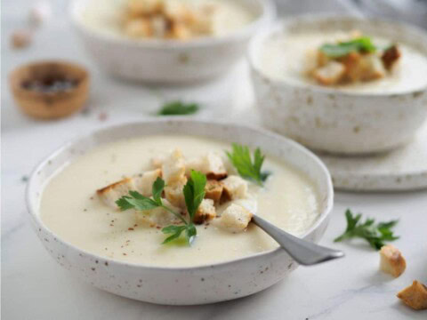 Soupe chou-fleur crémeuse