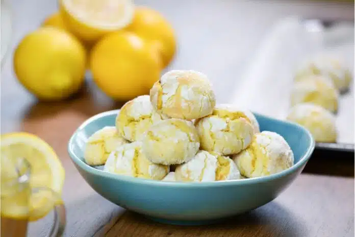 Biscuits Craquelés au Citron