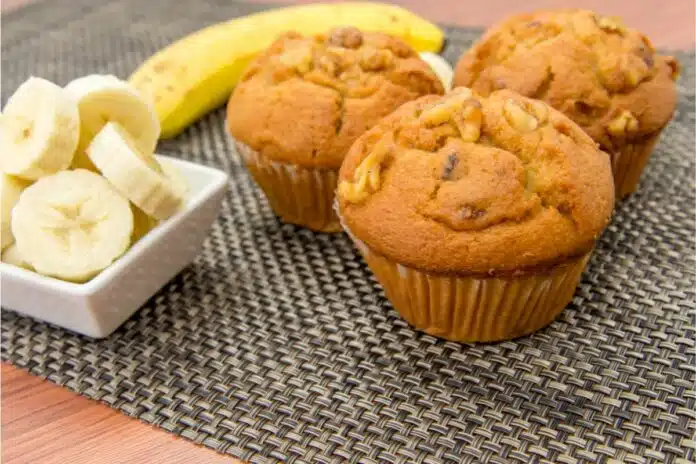 Muffins Banane et Noix