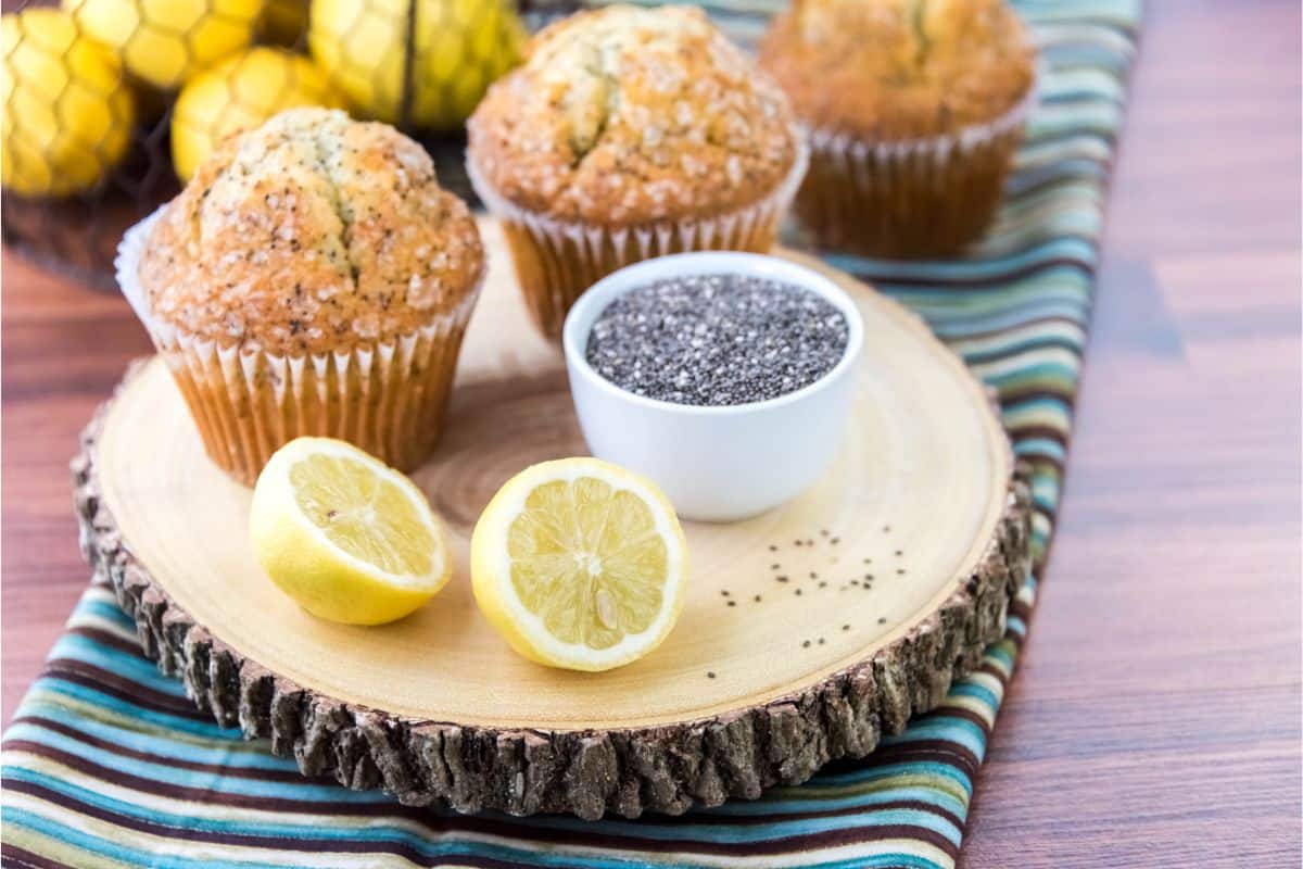 Muffins au Citron et Graines de Pavot