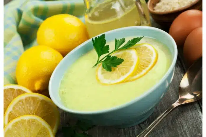 Soupe Grecque au Citron