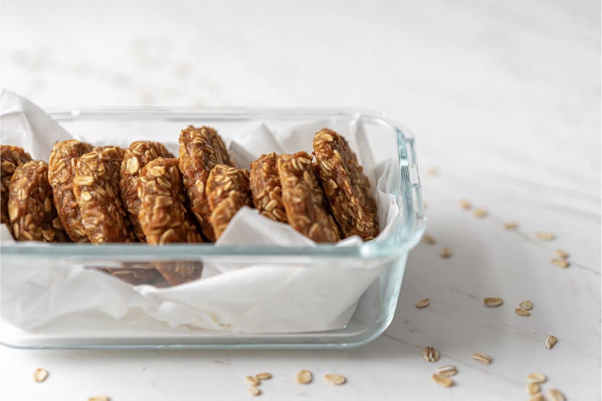 biscuits à l'avoine et aux bananes